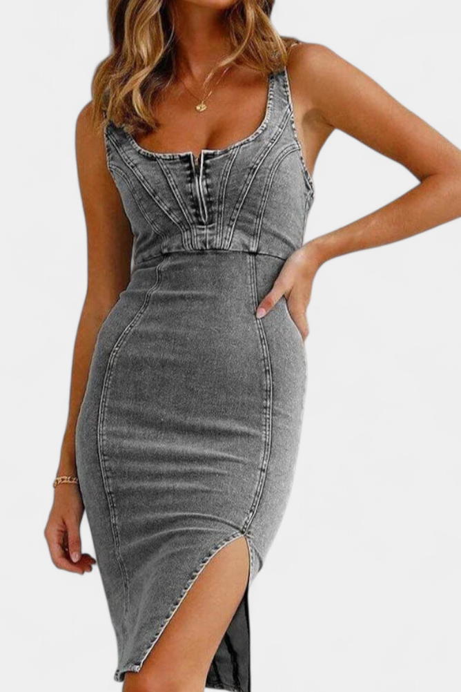 Janessa | Vestido vaquero casual y moderno
