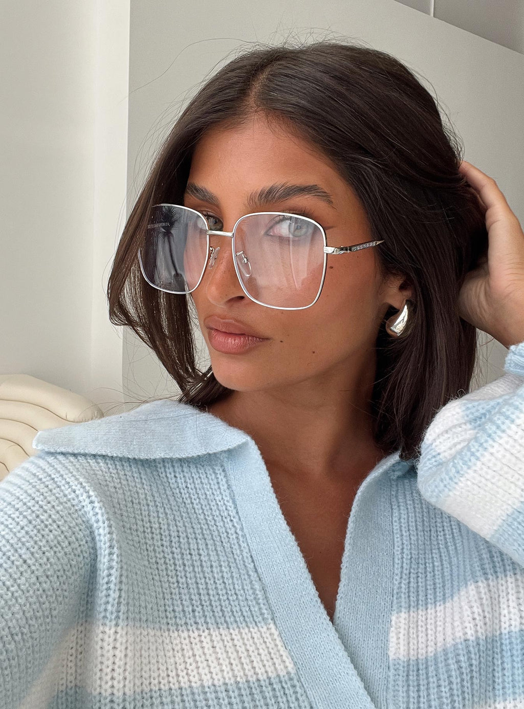 Gafas plateadas
