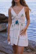 Vestido Boho Palm Beach Corto