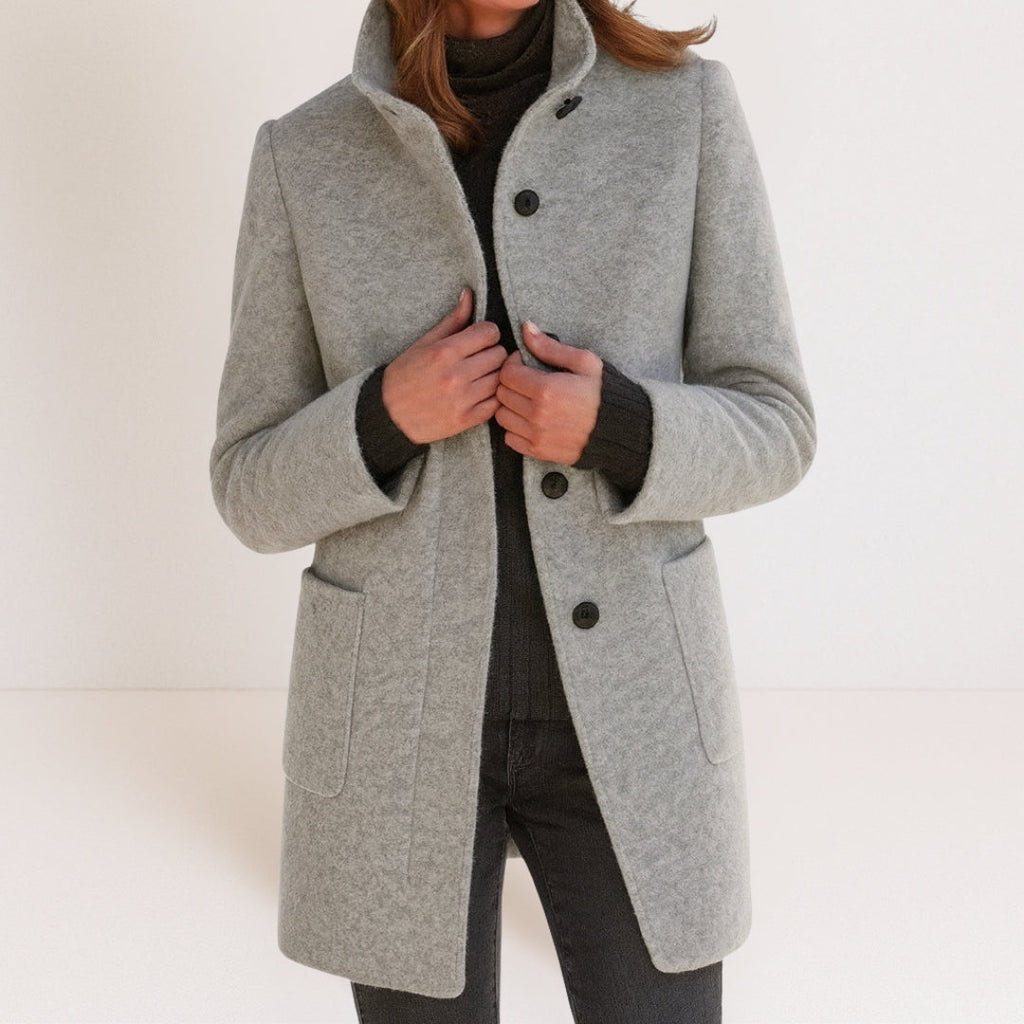 Abrigo de Invierno Elegante y Sofisticado para Mujer