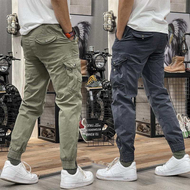 Pantalones Cargo Azul Marino