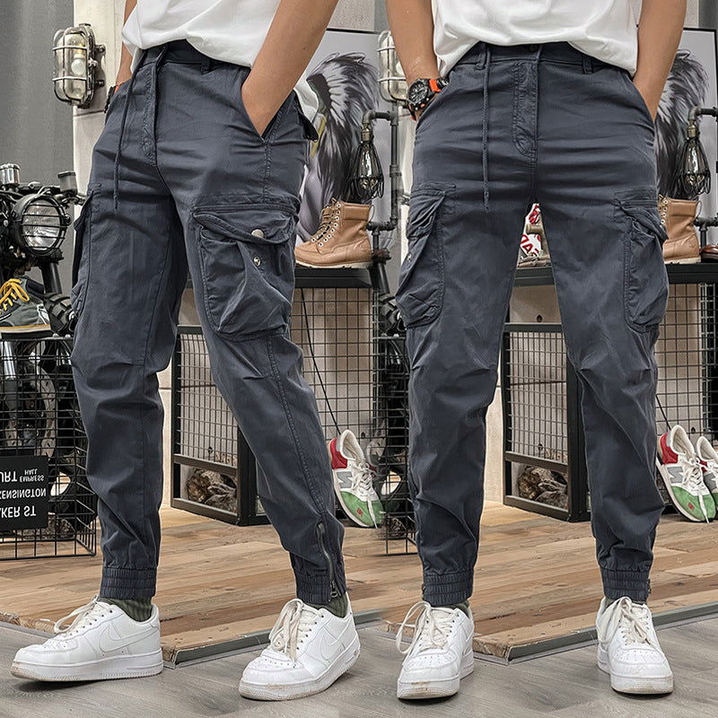 Pantalones Cargo Azul Marino