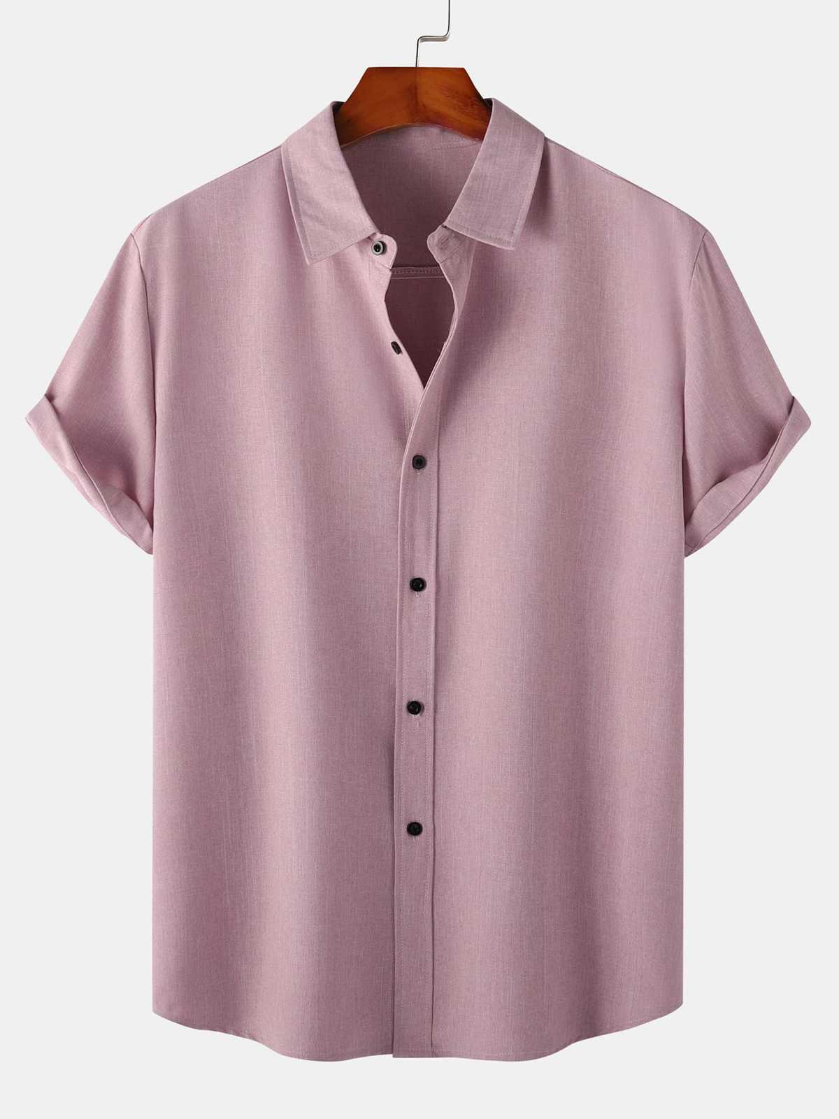 Camisa casual de algodón transpirable para hombre