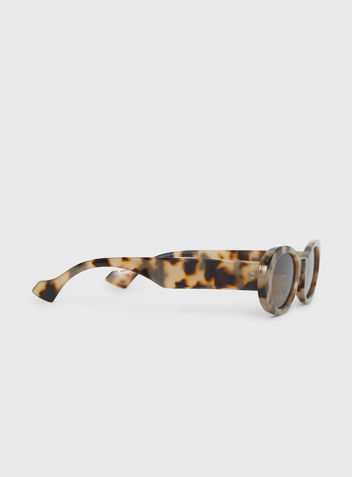 Gafas de sol ovaladas marron