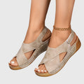 Angelina™ | Sandalias elegantes de ante con plantilla de máximo confort