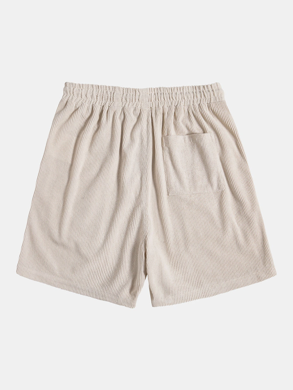 Conjunto de camisa y pantalón corto de pana con botones y mangas cortas