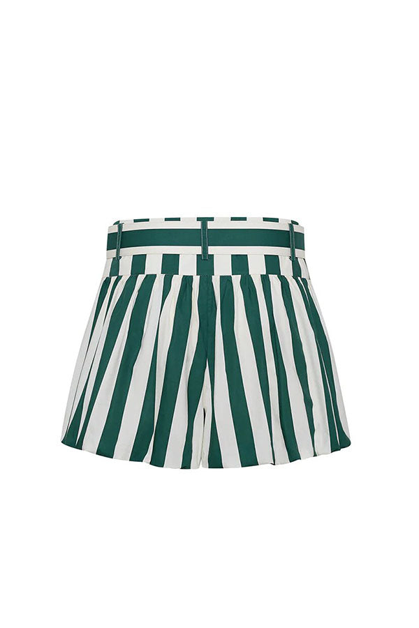 Conjunto de top de tirantes a rayas