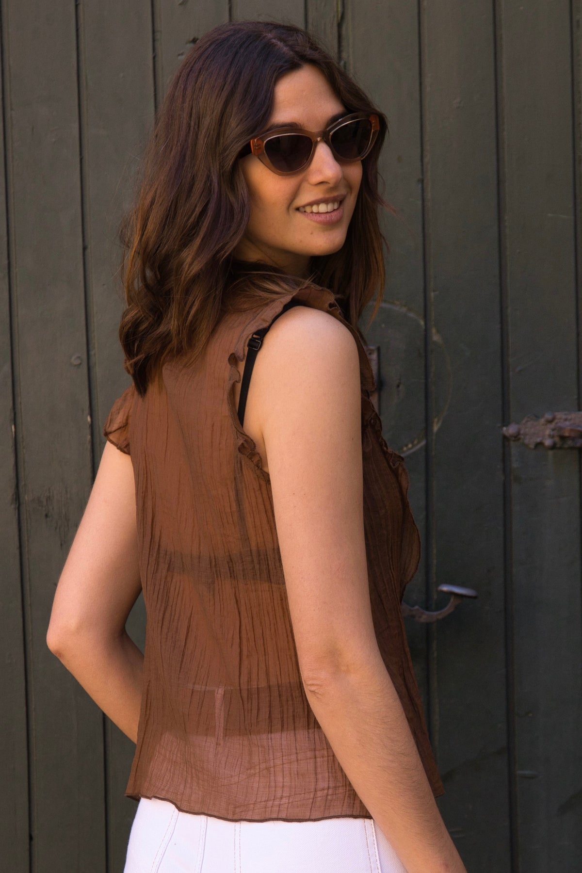 Blusa de volantes Aire Natural