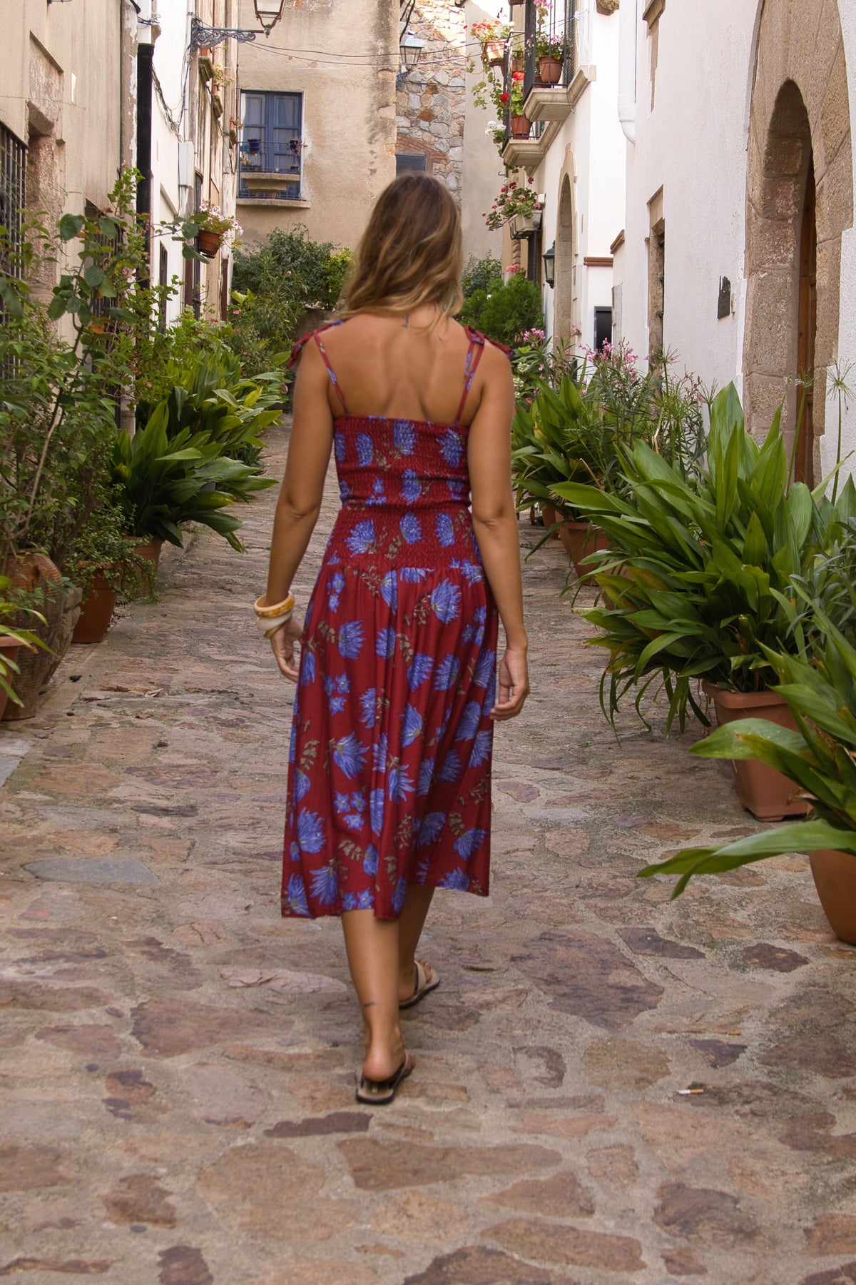 Vestido boho con encanto estilo nido
