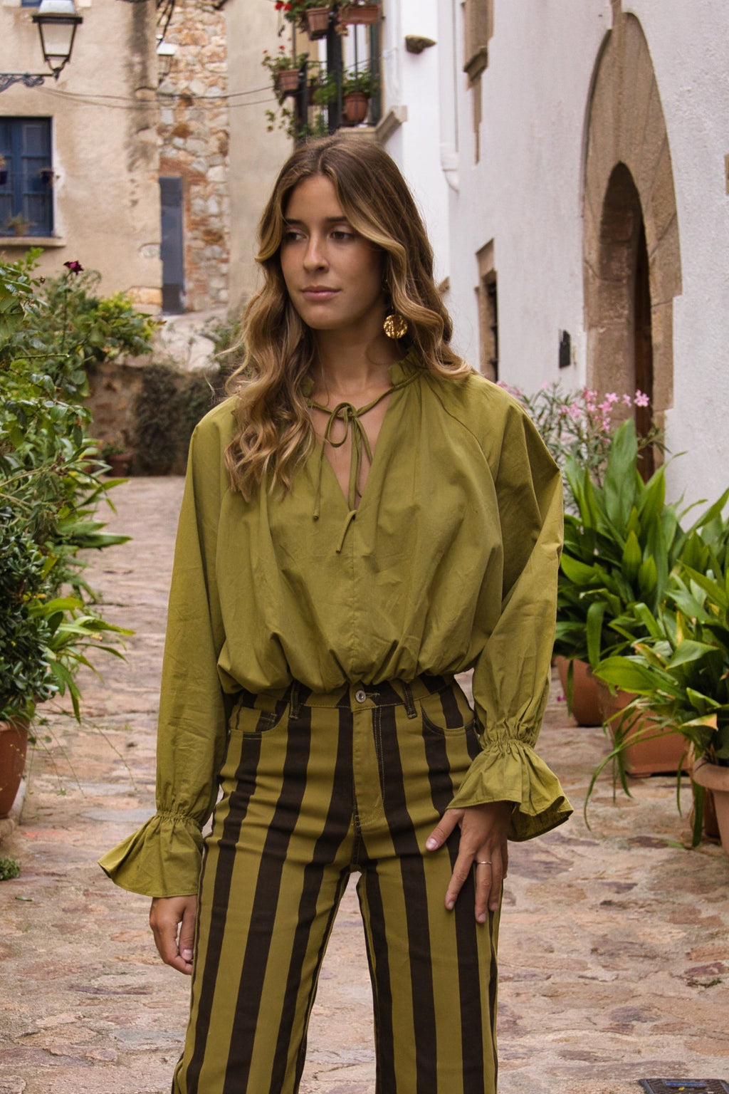 Blusa Balloon Elegante y Cómoda
