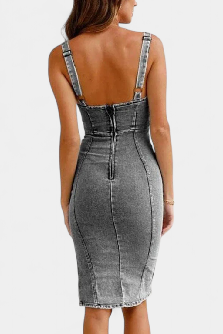 Janessa | Vestido vaquero casual y moderno