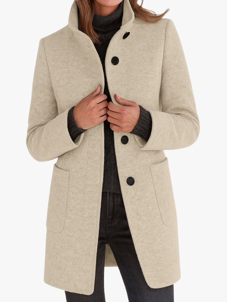 Abrigo de Invierno Elegante y Sofisticado para Mujer