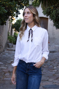 Camisa estampada con bandana estilo moderno
