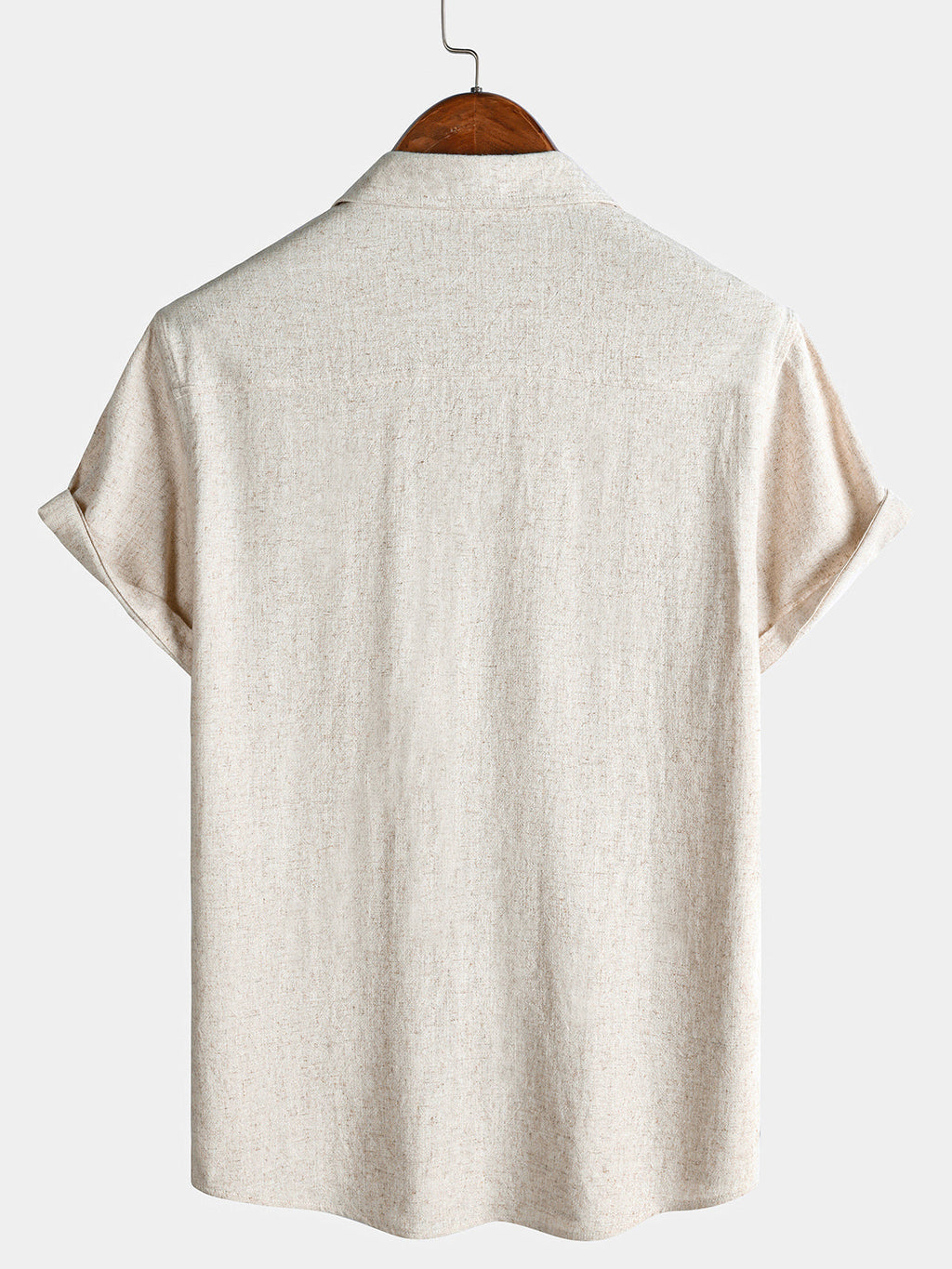 Camisa deportiva cómoda  de manga corta para hombre