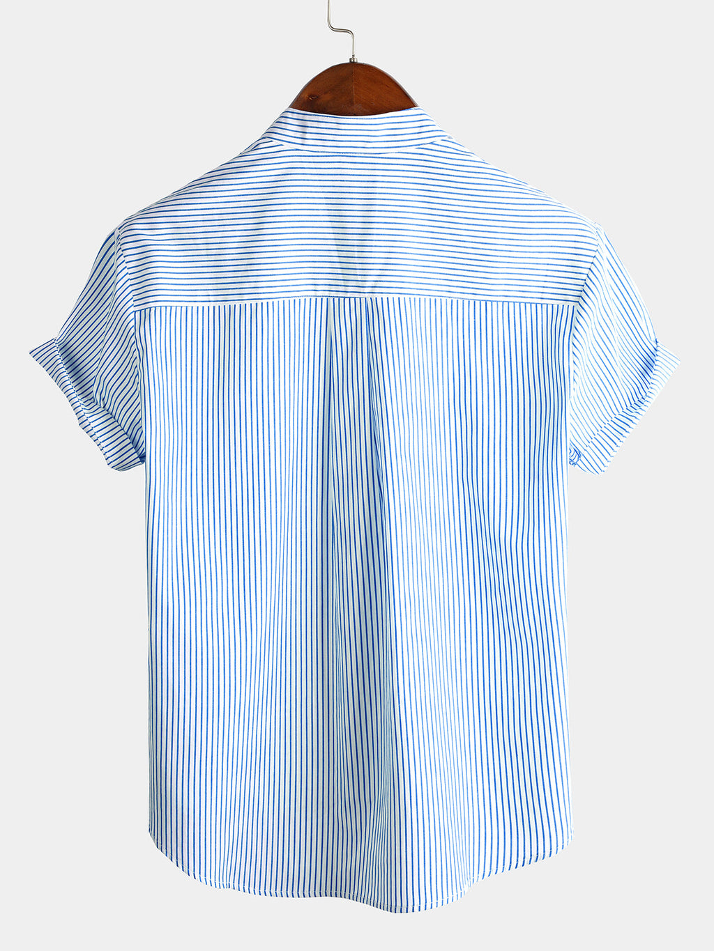 Camisade algodón para hombre con cuello mangas cortas