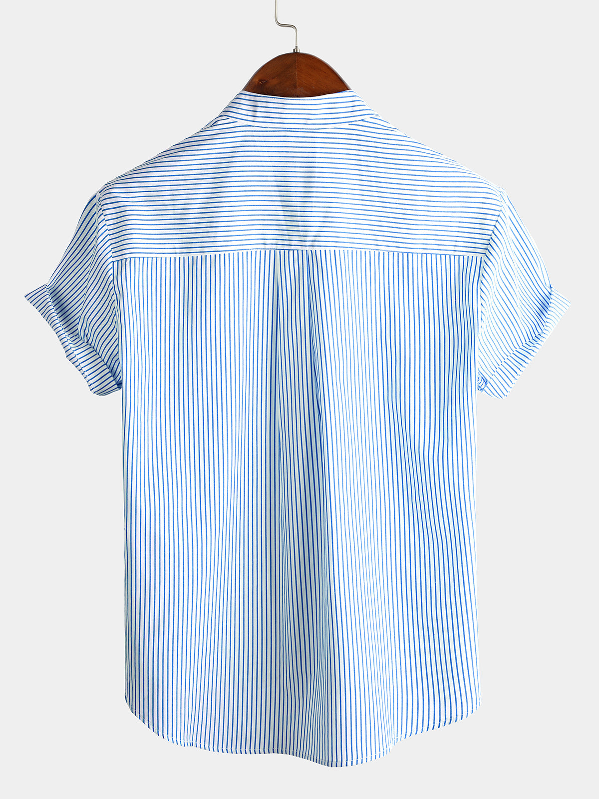 Camisade algodón para hombre con cuello mangas cortas