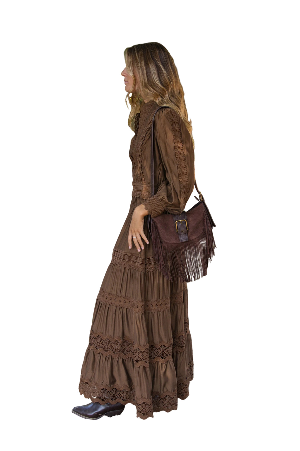Blusa Boho Camel Elegante y Versátil