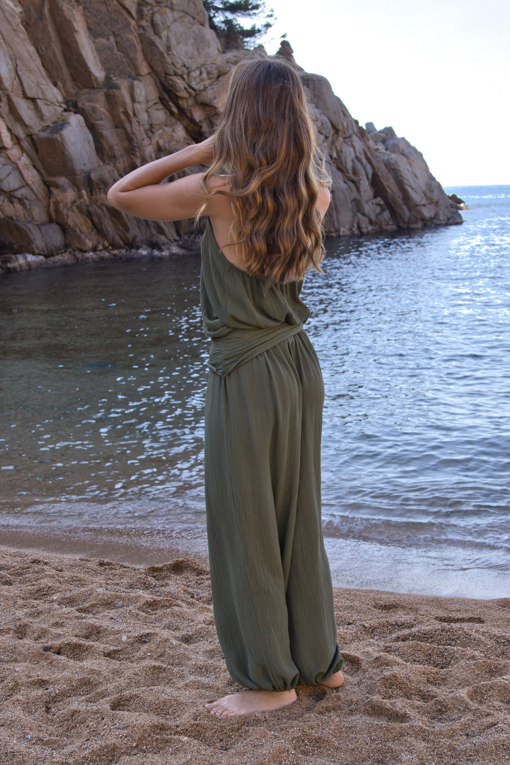 Pantalón Brisa Elegante con Fajín Ajustable