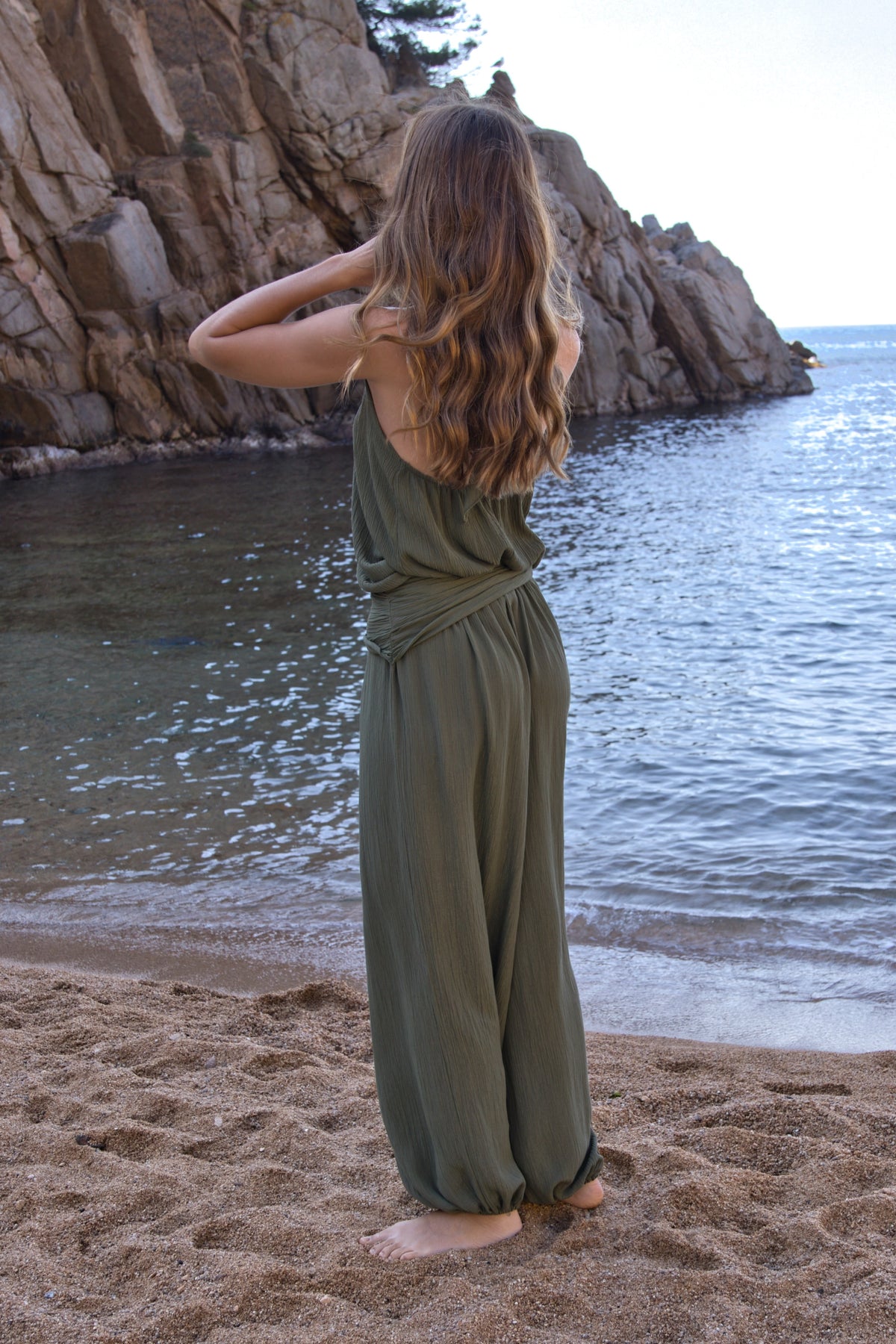 Pantalón Brisa Elegante con Fajín Ajustable