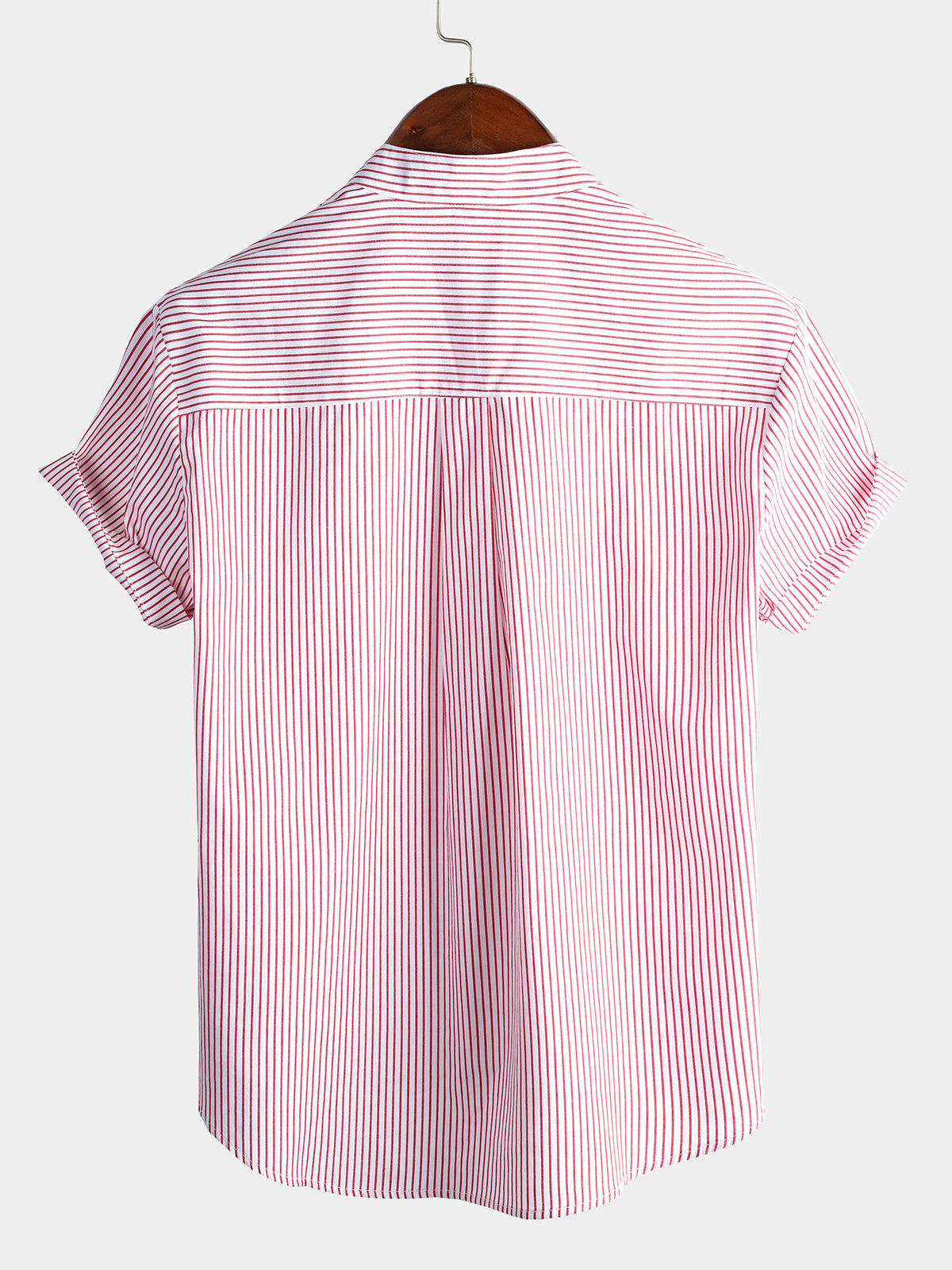 Camisade algodón para hombre con cuello mangas cortas
