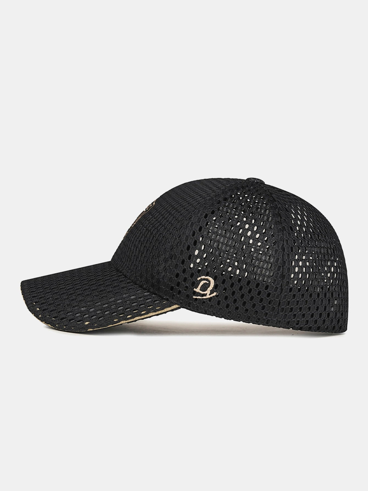 Gorra de béisbol para hombre con bordado, malla transpirable y ajuste regulable