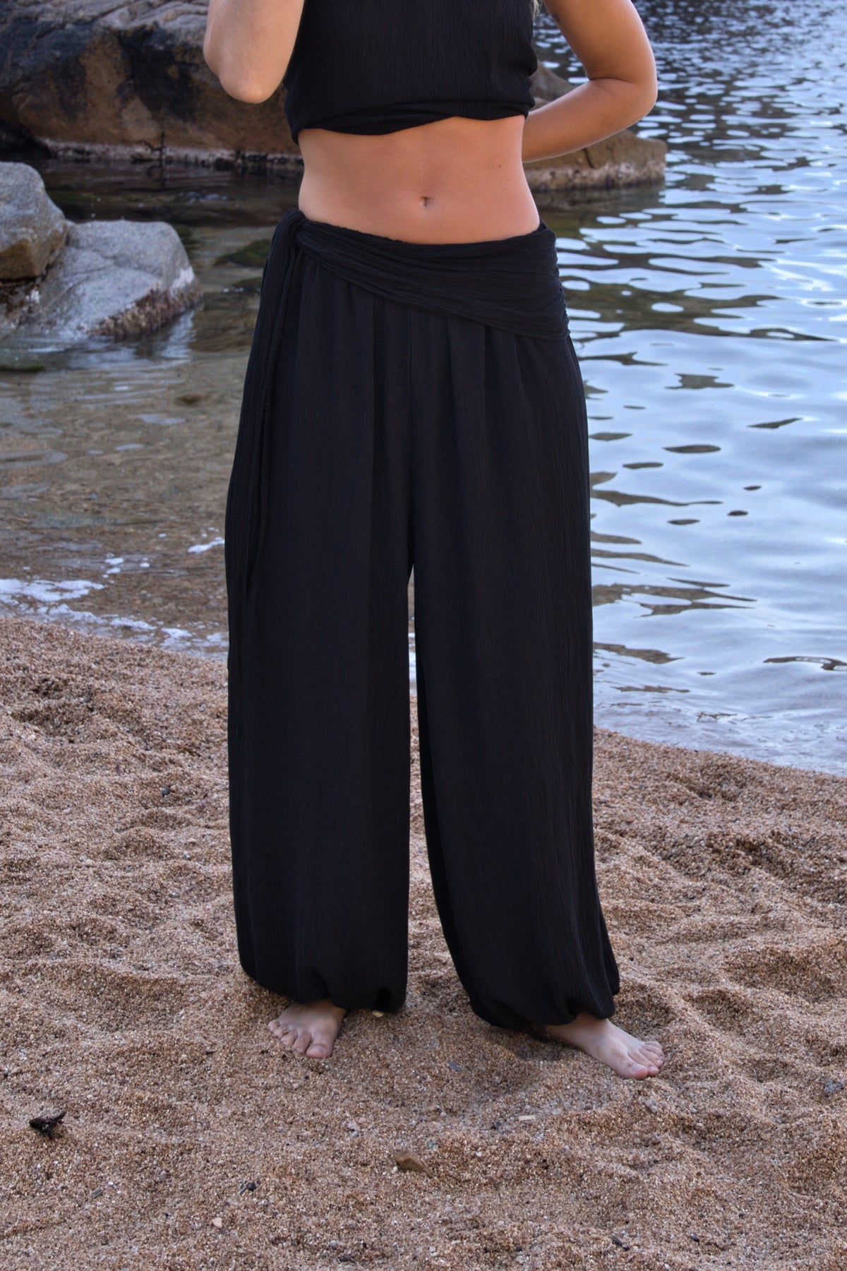 Pantalón Brisa Elegante con Fajín Ajustable