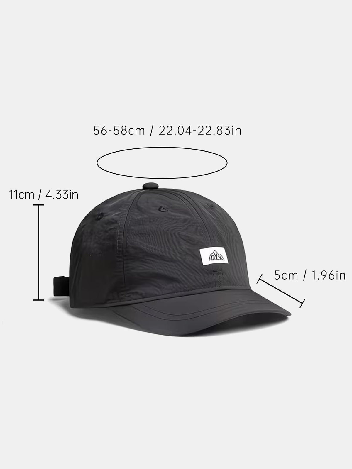 Gorra de béisbol americana retro de visera corta, ligera y de secado rápido para el verano, ideal para deportes y actividades al aire libre