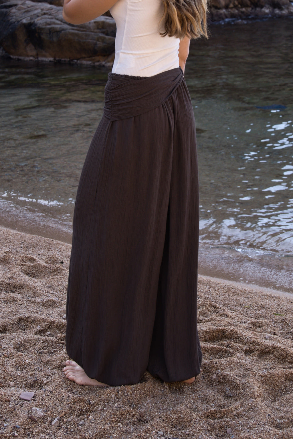 Pantalón Brisa Elegante con Fajín Ajustable