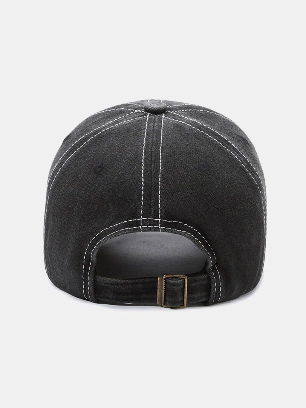 Gorra de béisbol vintage 1776 con efecto desgastado, acabado lavado y bordado de la bandera estadounidense