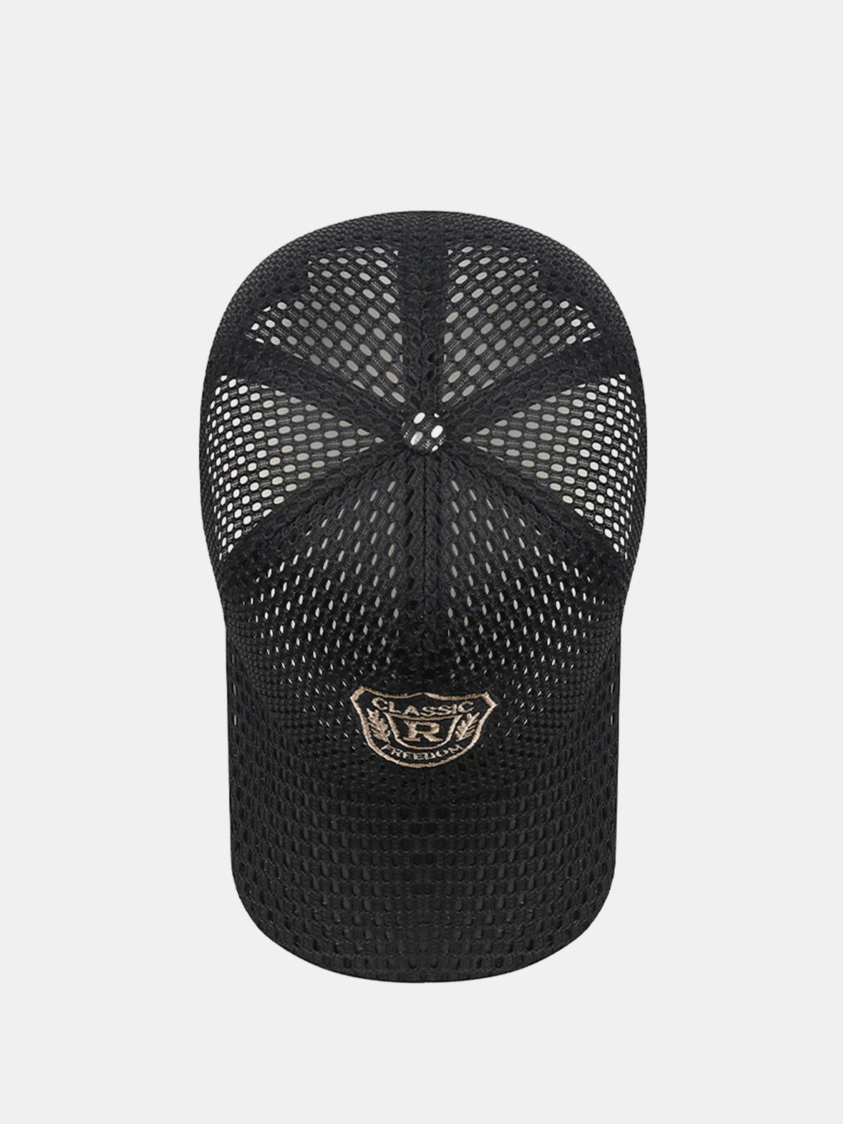 Gorra de béisbol para hombre con bordado, malla transpirable y ajuste regulable