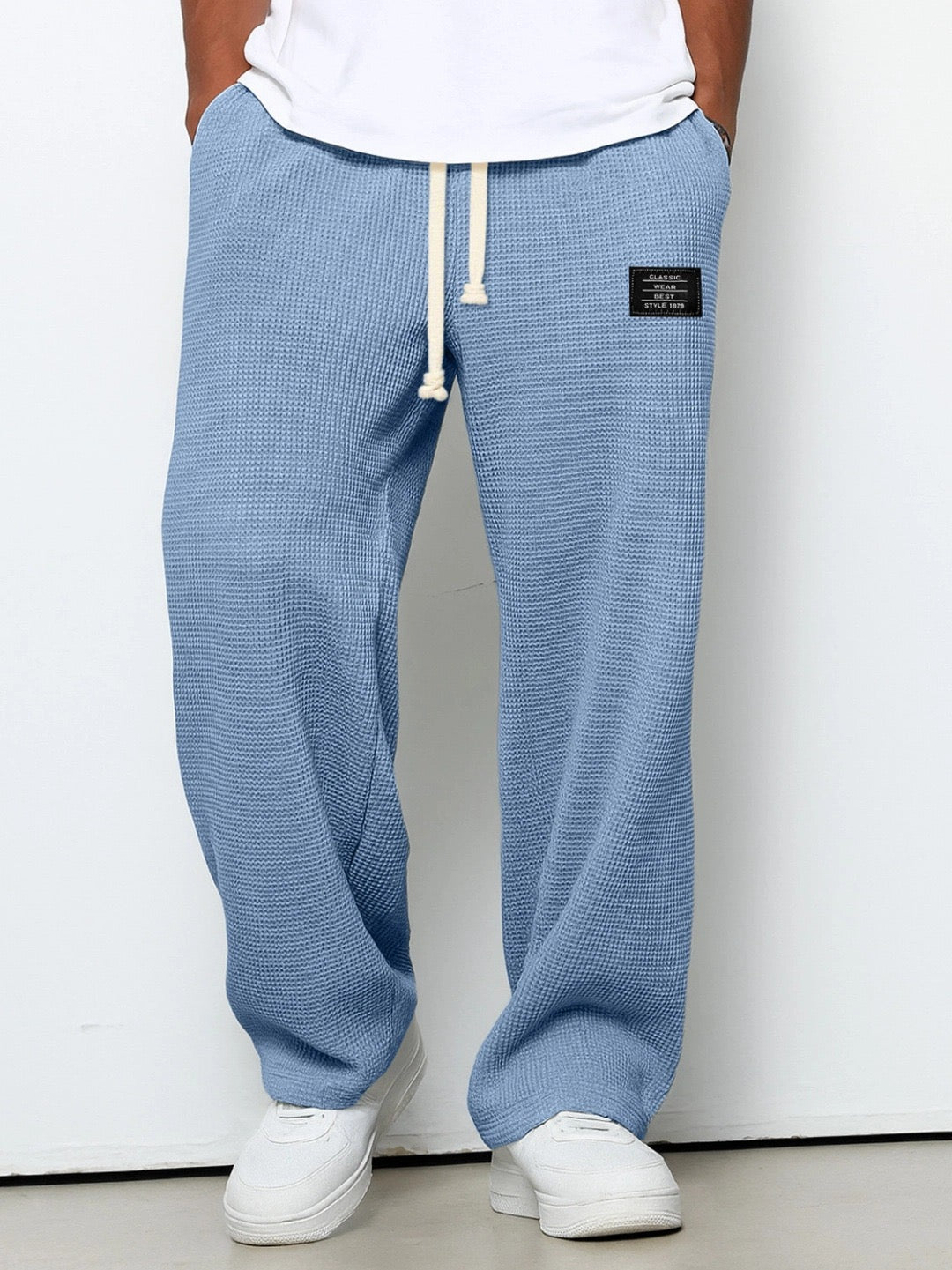 Samuel | Pantalón de pierna ancha con cintura ajustable para mayor comodidad