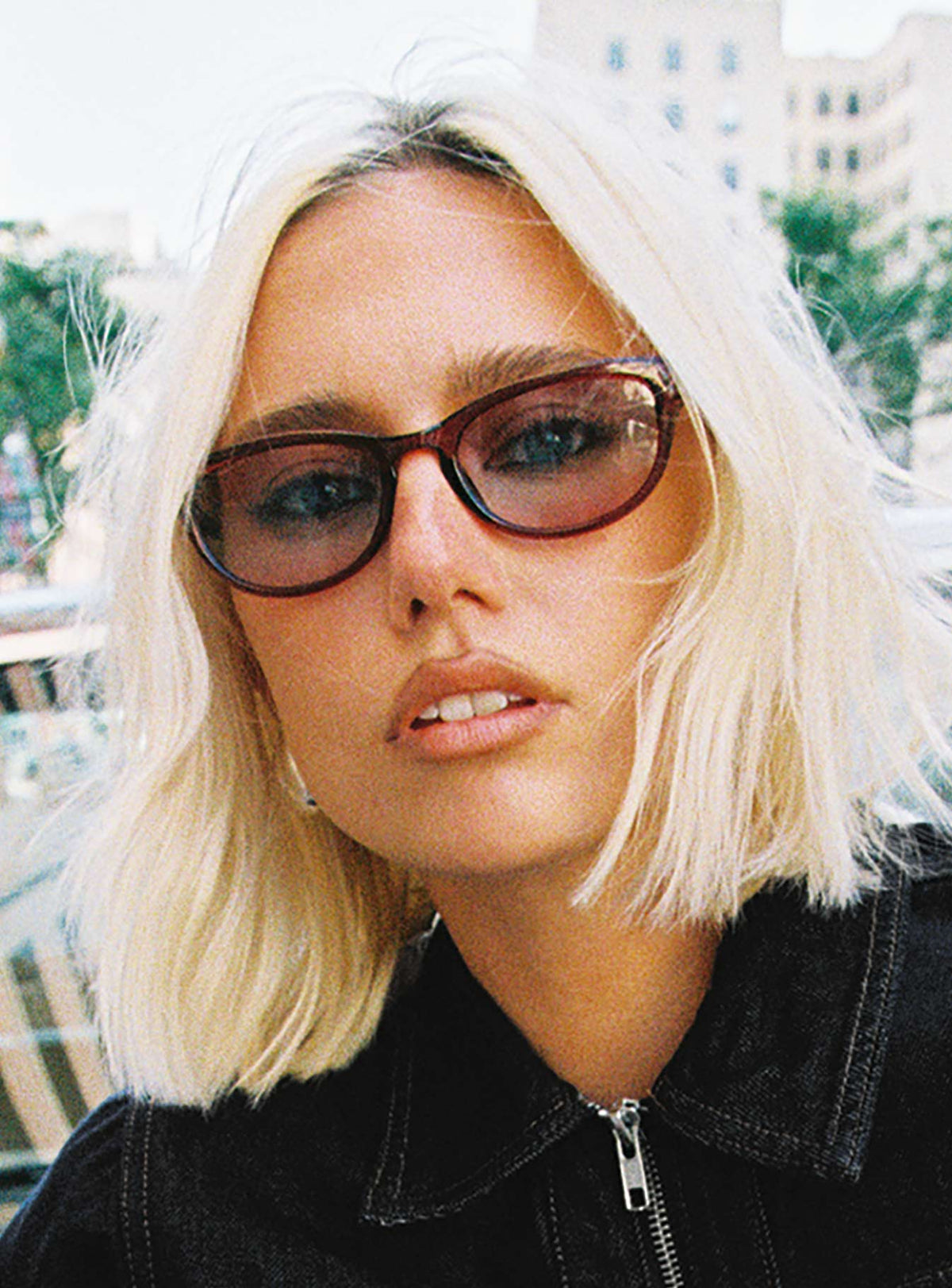 Gafas de sol rojas