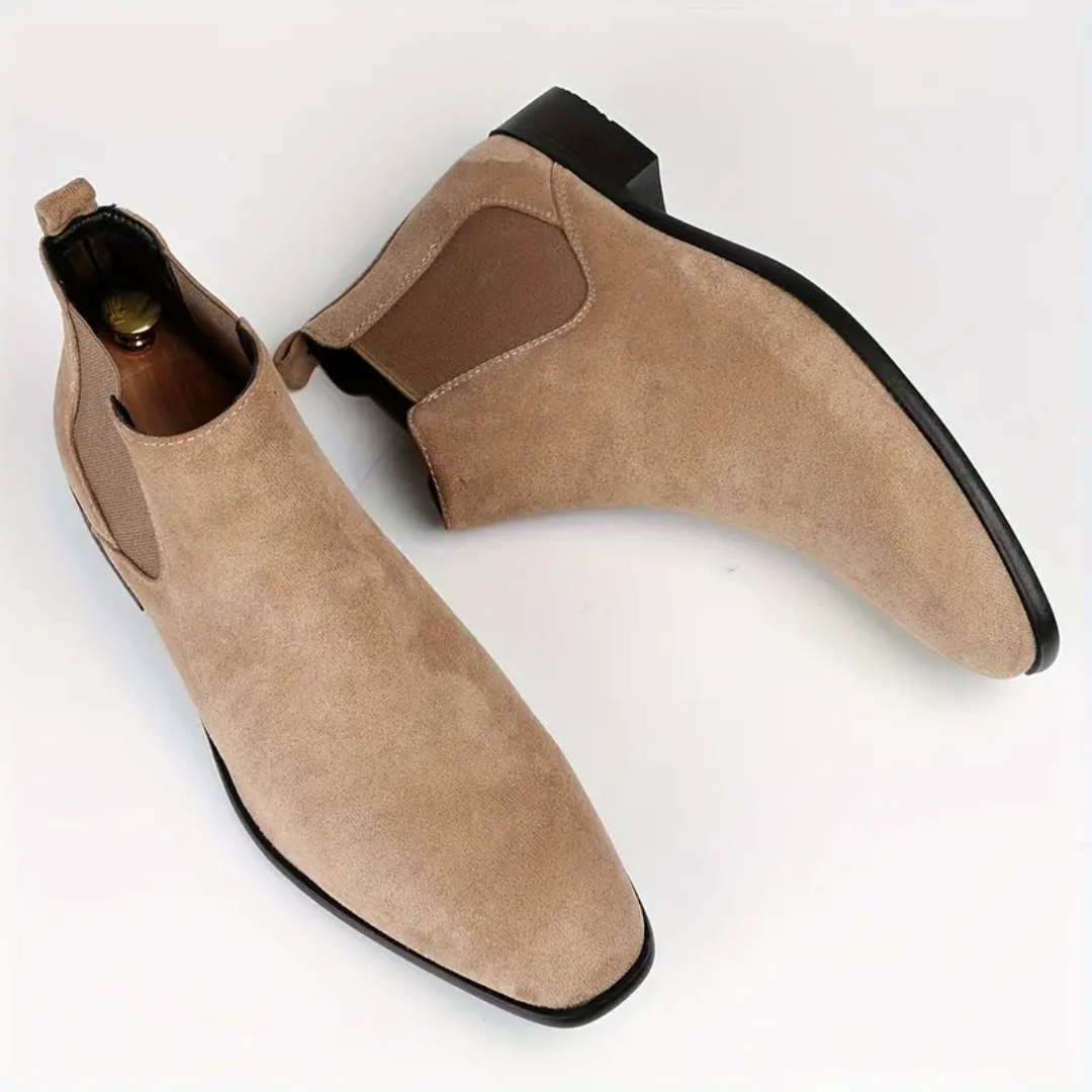 Herman | Botas Chelsea Elegantes de Ante para Hombre