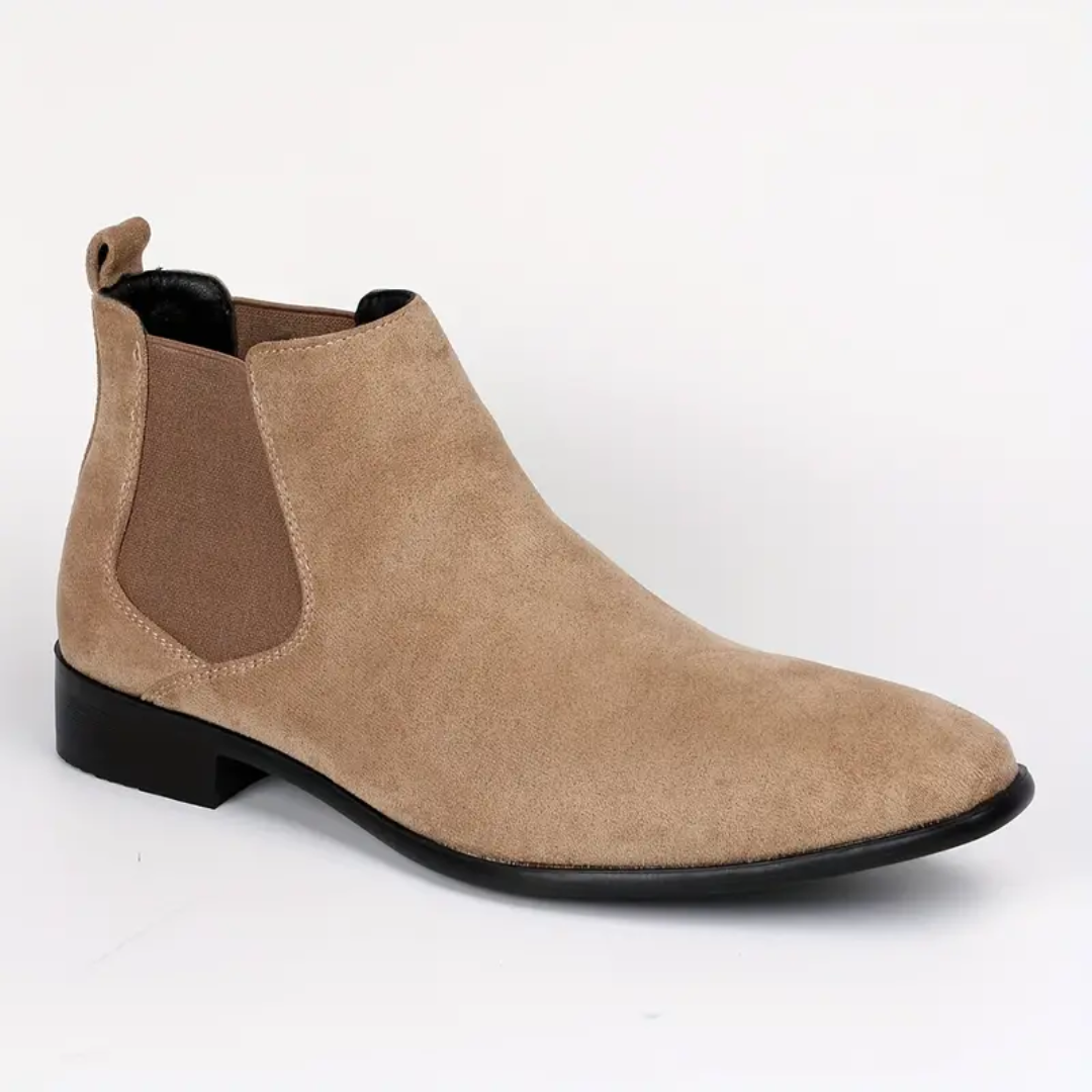 Herman | Botas Chelsea Elegantes de Ante para Hombre