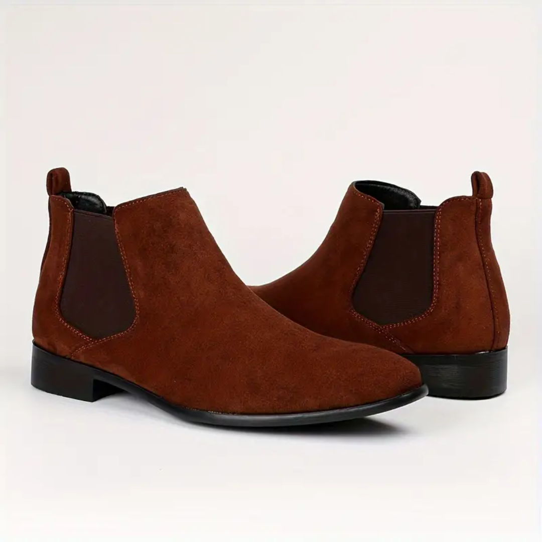 Herman | Botas Chelsea Elegantes de Ante para Hombre