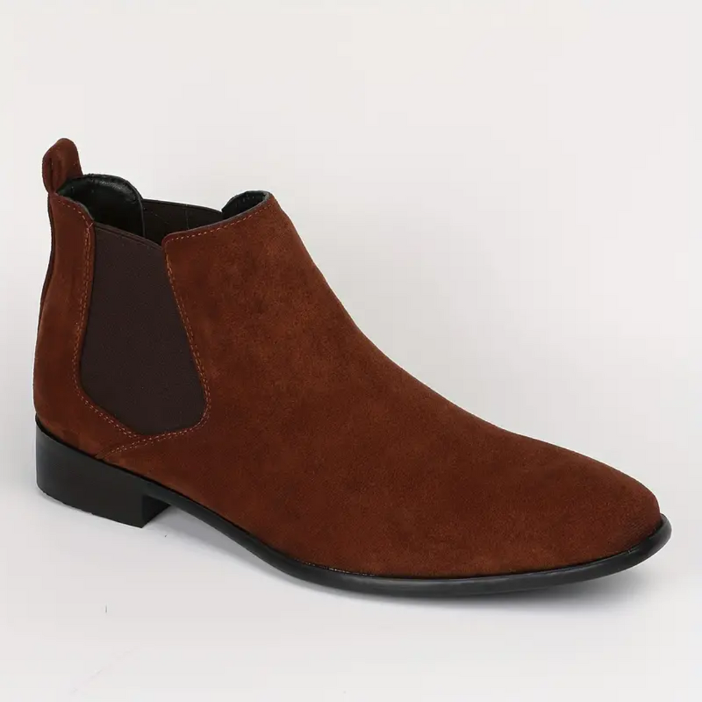 Herman | Botas Chelsea Elegantes de Ante para Hombre