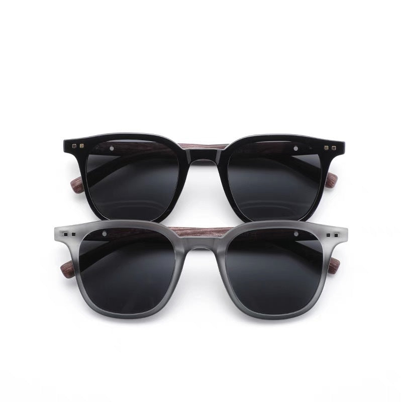 Gafas de sol elegantes de madera de aliso: ligeras, naturales y ecológicas