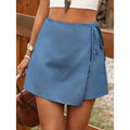 Falda pantalón cruzada diseño elegante de falda-short