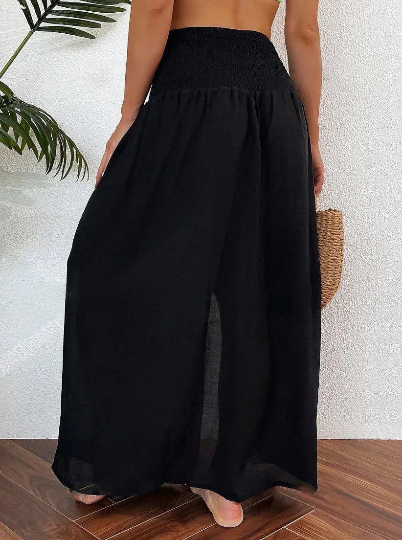 Falda de verano para mujer, cubierta de traje de baño