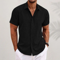 Camisa Casual de Manga Corta para Hombre