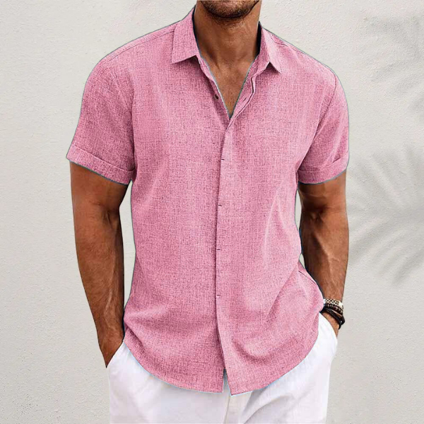 Camisa Casual de Manga Corta para Hombre