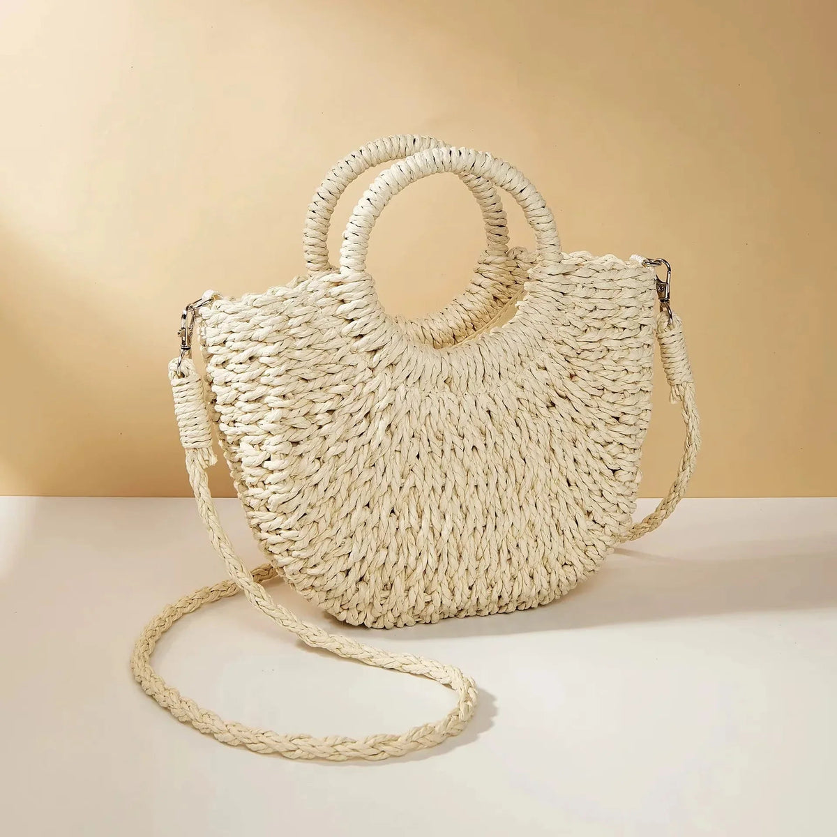 Bolso Vintage con Hebilla Elegante