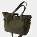 Bolso tote Alma acanalado con elegante detalle de cuerda