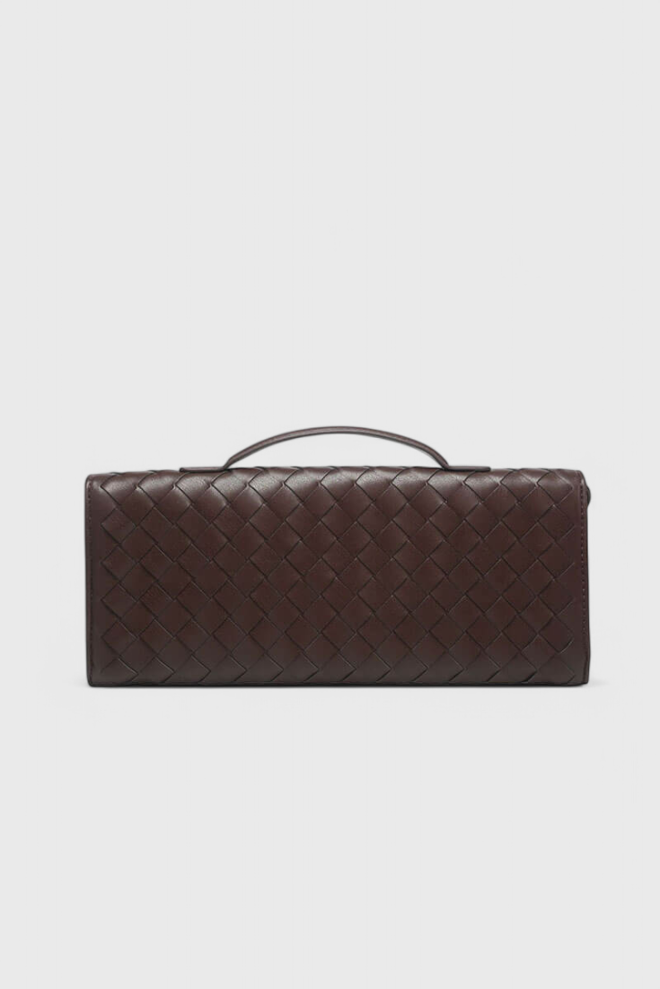 Melanie | Elegante bolso de mano con sofisticado detalle de nudo dorado