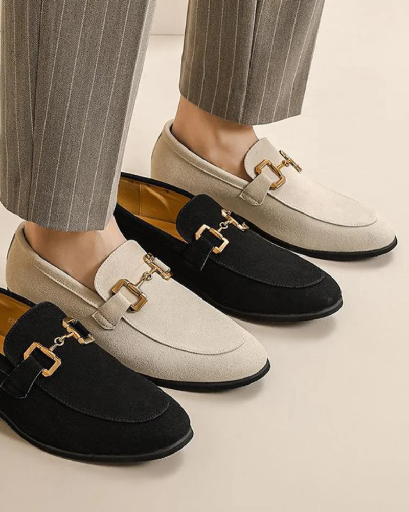 Orquídea | Mocasines de ante premium con diseño sofisticado