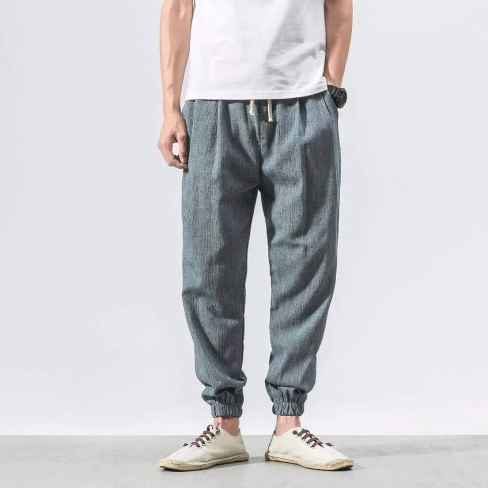 Hugo – Pantalón de verano de corte relajado para hombre