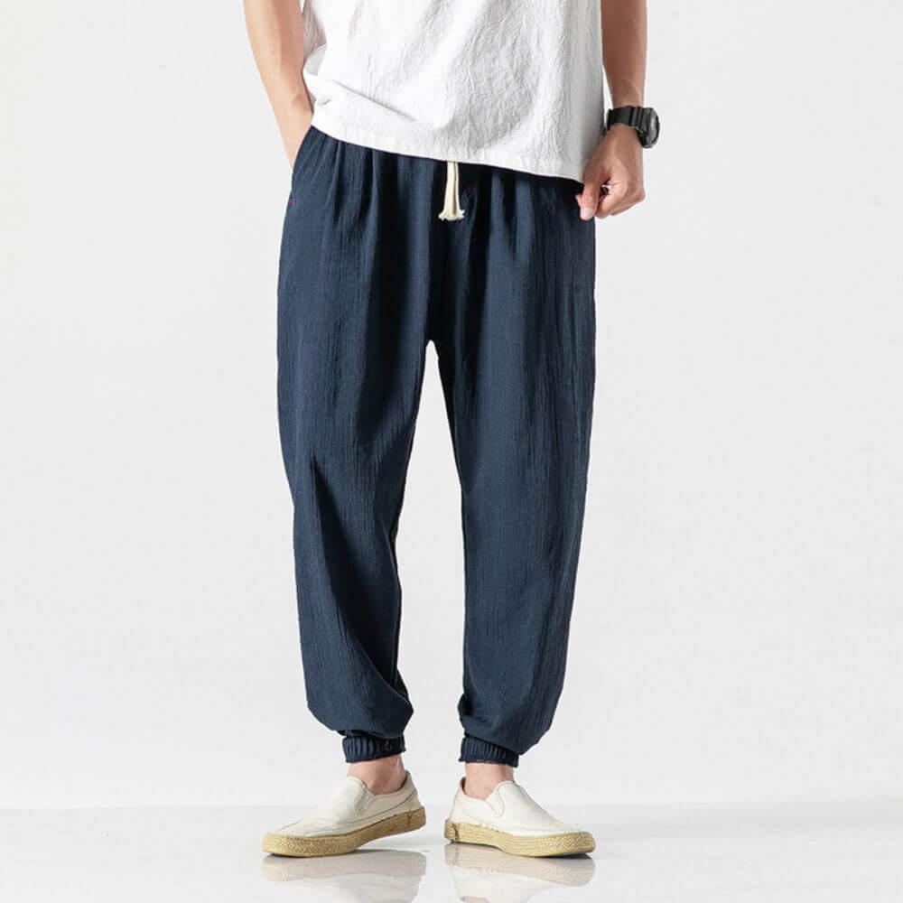 Hugo – Pantalón de verano de corte relajado para hombre