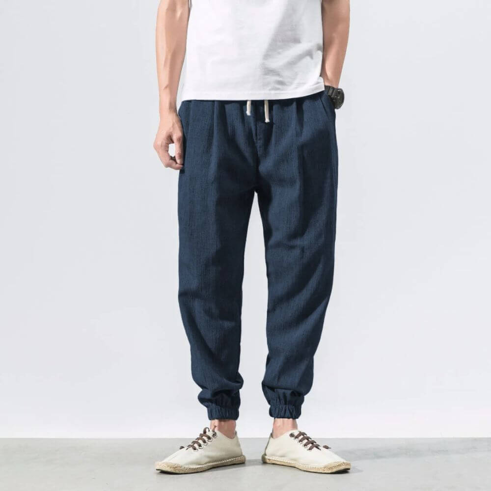 Hugo – Pantalón de verano de corte relajado para hombre