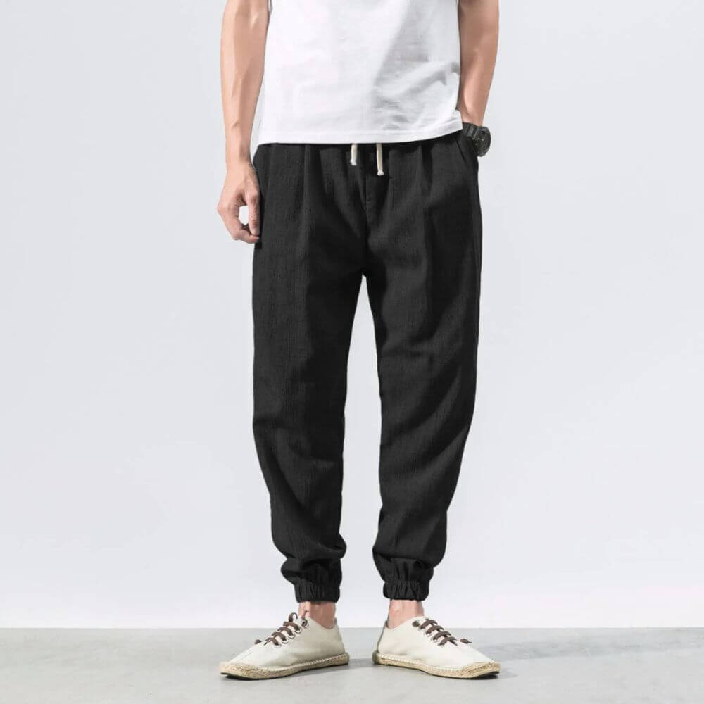 Hugo – Pantalón de verano de corte relajado para hombre
