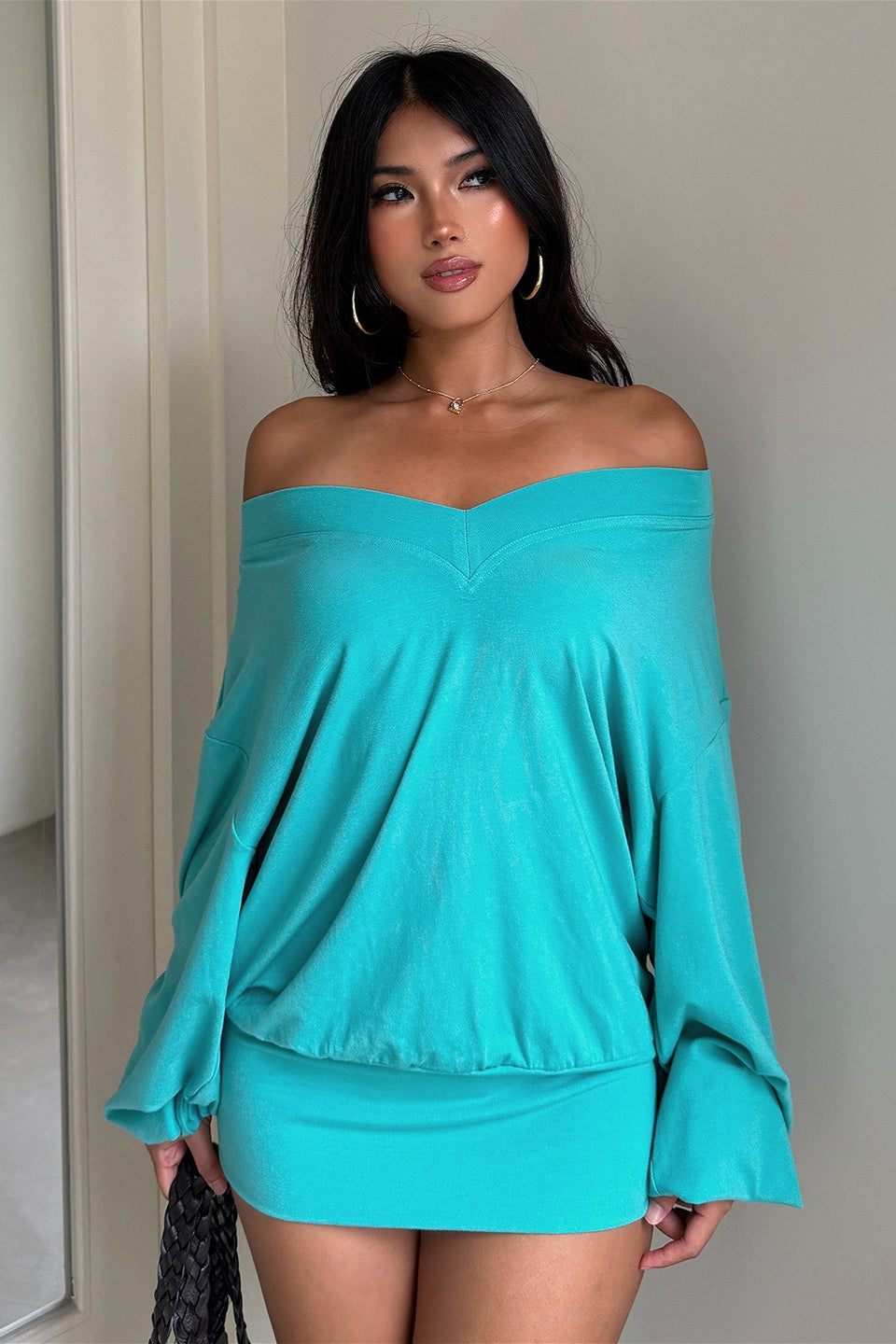 Vestido mini holgado